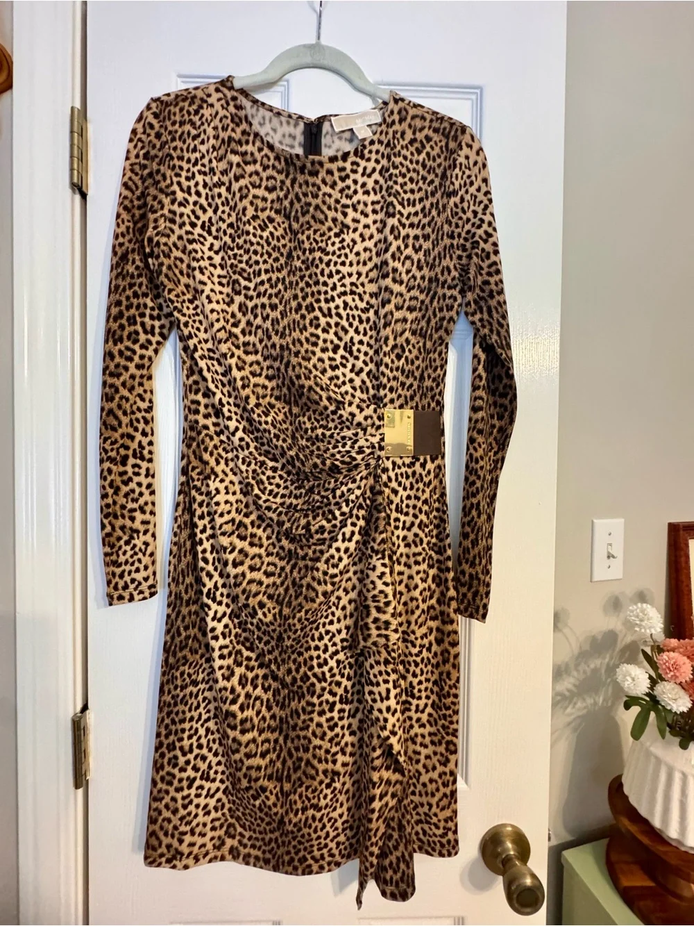 Michael Kors Leopard Print Dress - Brown, Black